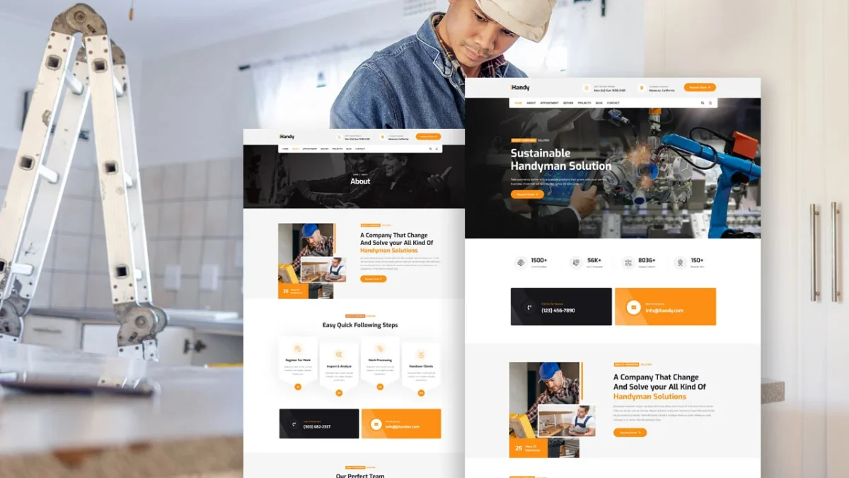 iHandy: Elementor Template Kit for Handyman Services - Image 1